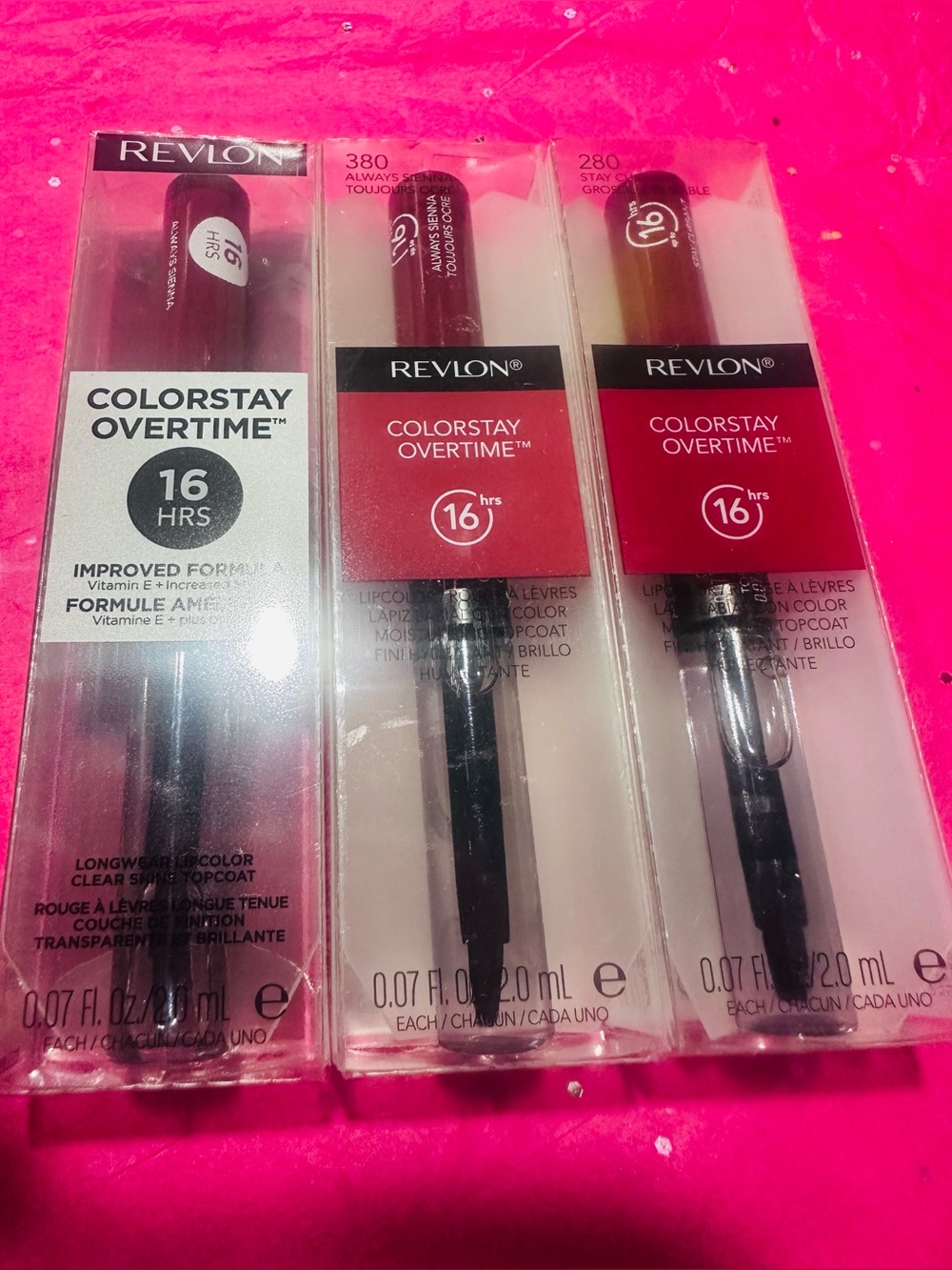 Revlon⭐️❤️💖🤎ColorStay Overtime Lip Color Trio